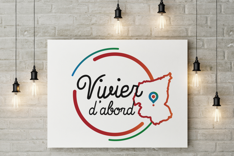 www.ludivinecanon.fr Graphiste passionnée et créative - ludivine canon - vivier d'abord - dominique nicolas-viot - logo